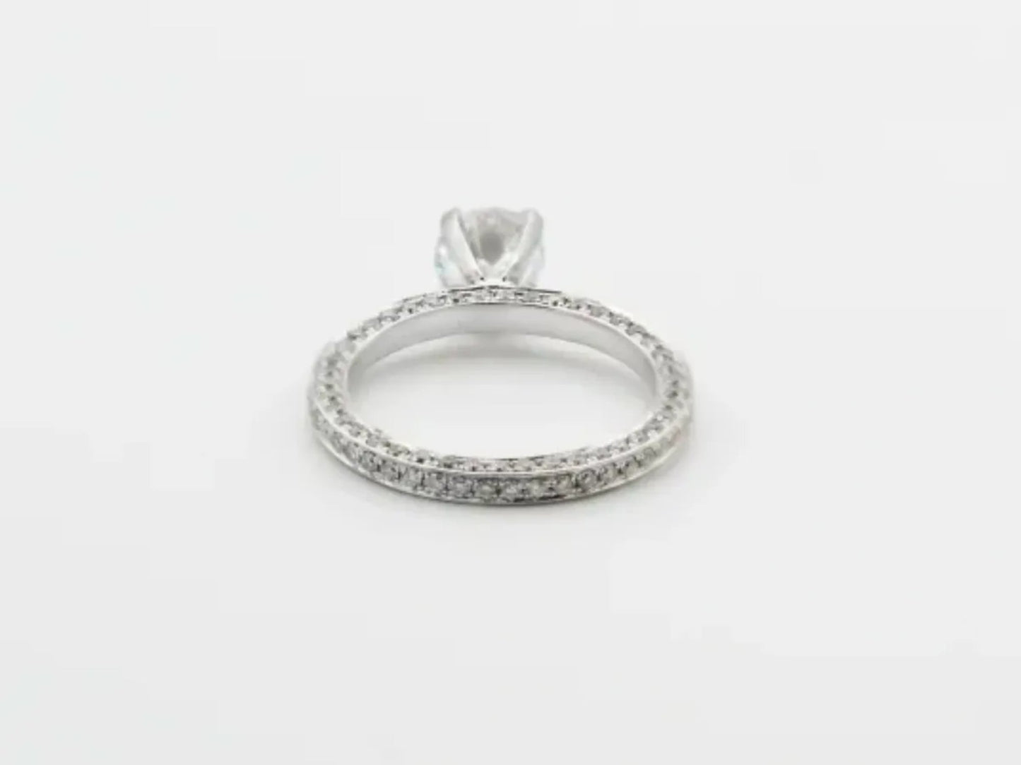 14K Diamond Eternity Wedding Set Gillespie Fine Jewelers