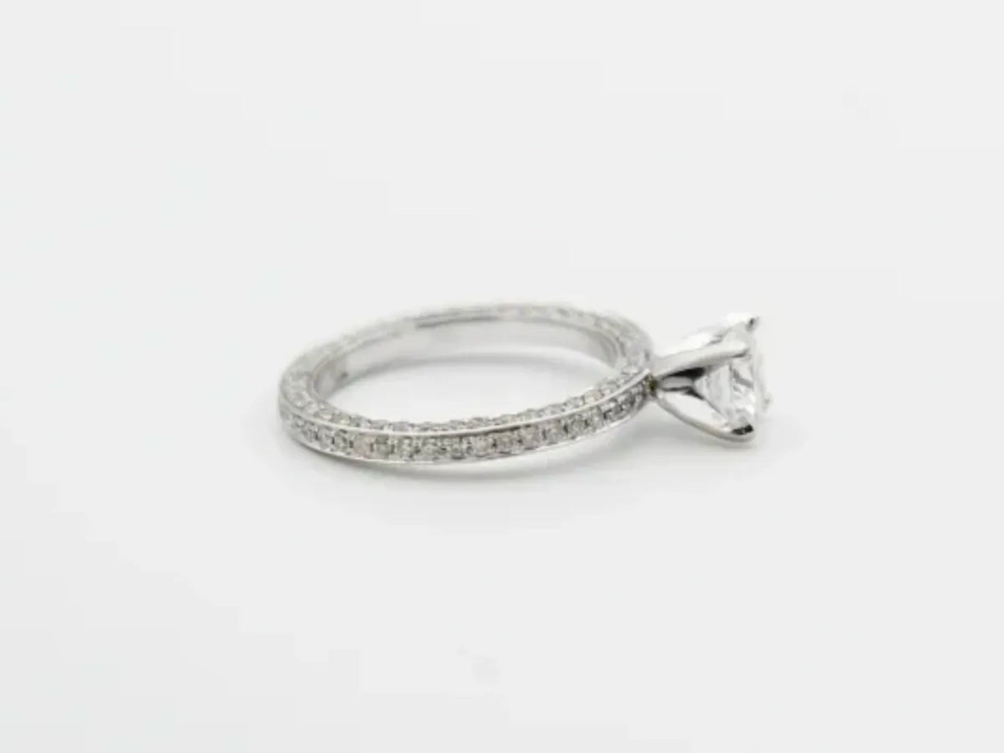 14K Diamond Eternity Wedding Set Gillespie Fine Jewelers