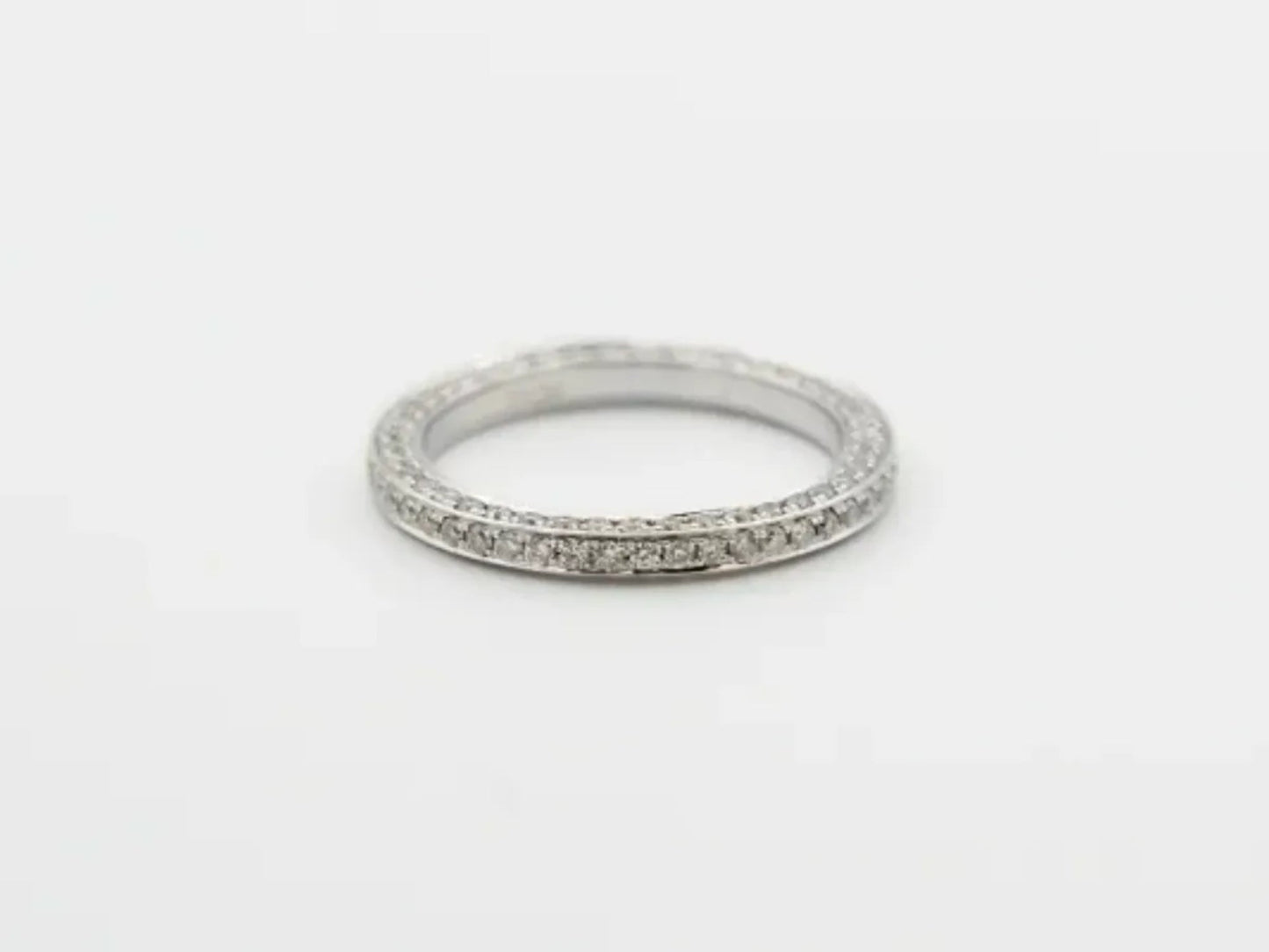 14K Diamond Eternity Wedding Set Gillespie Fine Jewelers