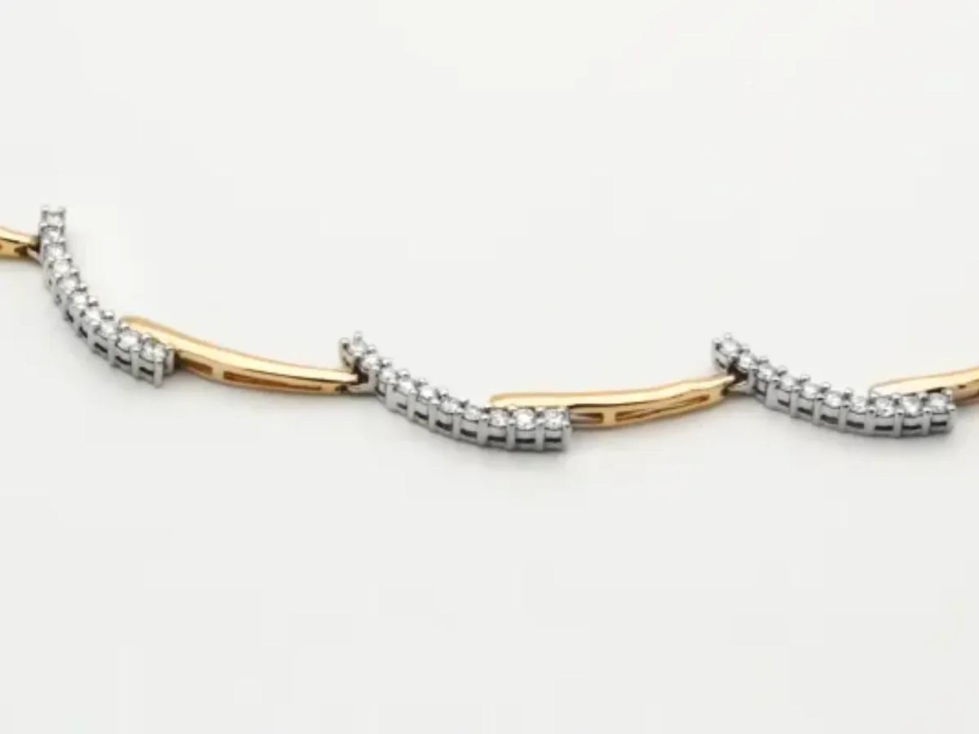 14K Two Tone Diamond Necklace Gillespie Fine Jewelers